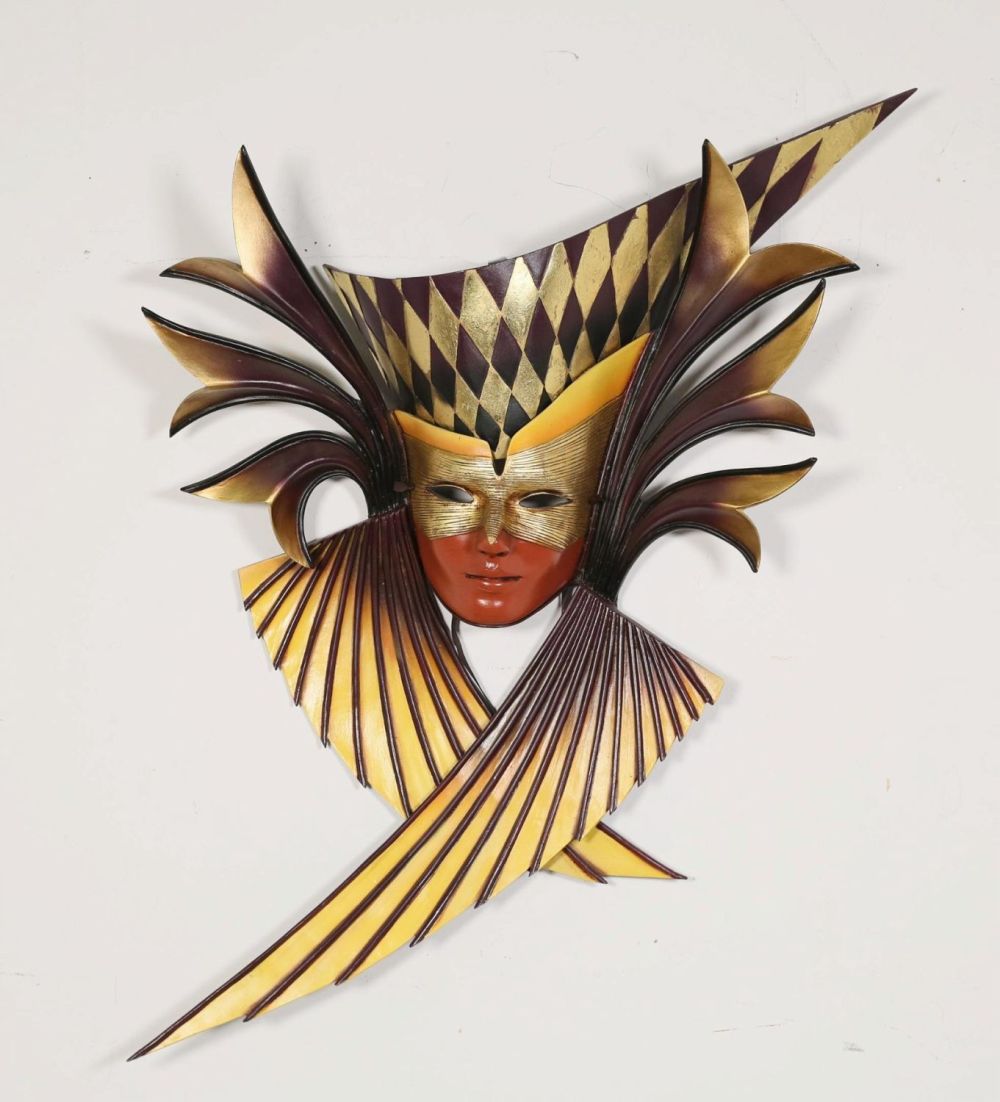 Lot 430: Michael Taylor Carnivale Mask Sculpture