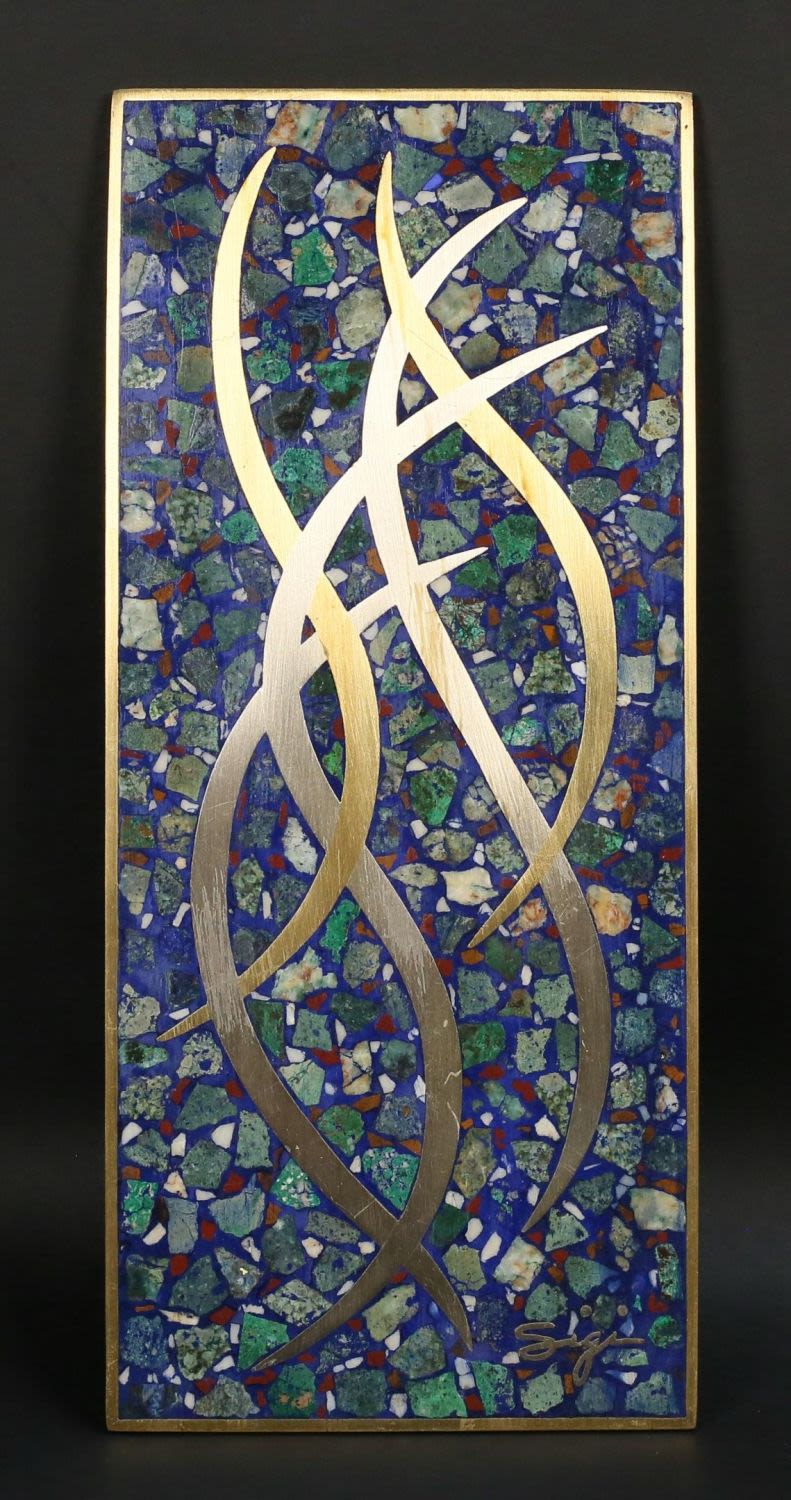 Lot 155: Sigi Pineda Wall Plaque Abstract