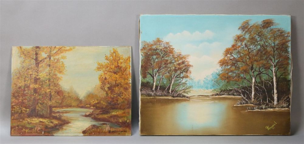 Lot 187: 2 Oils River Landscapes Cullimore & Frankel