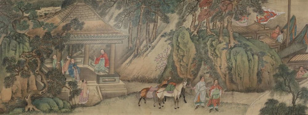 Lot 192: Chinese Chien Lung Painting on Silk