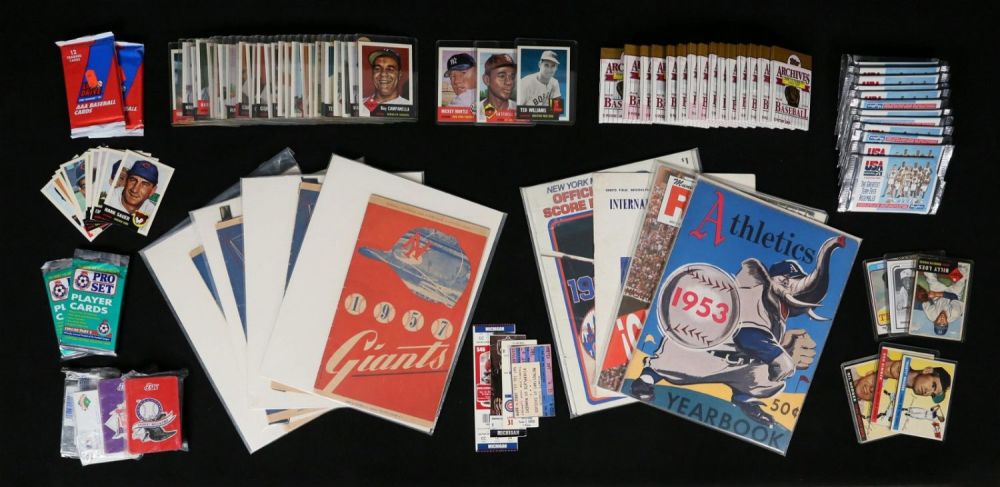 Lot 277: Sports Cards Tickets  Baseball Basketball Soccer