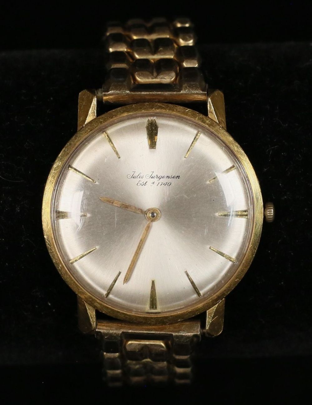 Lot 289: Jules Jurgensen 18k Gold Watch