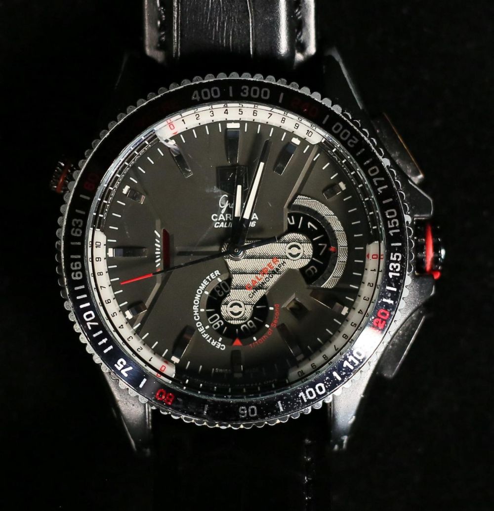 Lot 294: Tag Heuer Style Grand Carrera Calibre 36 Watch