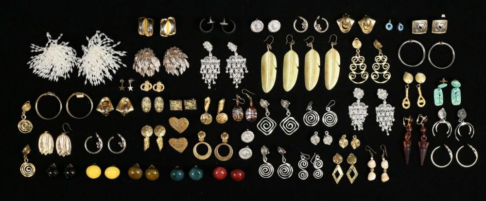 Lot 312: Lot of Costume Earrings and Studs