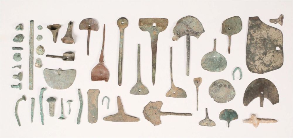Lot 329: Roman Style  Bronze  Implements