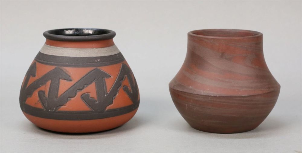 Lot 155: 2 Pottery Vases Niloak & Clifton Indian Ware