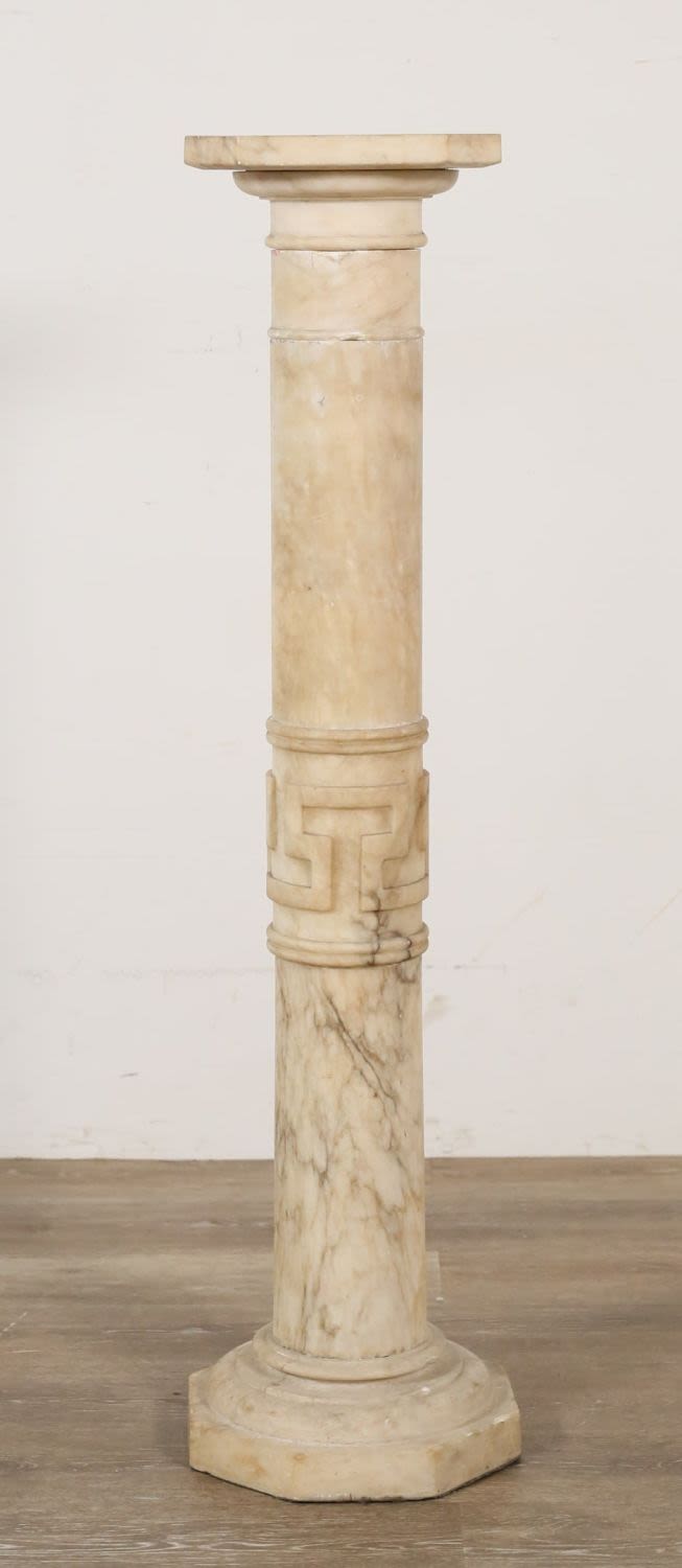Lot 206: Greek Revival Style Marble Pedestal