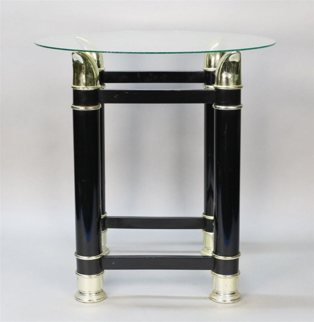 Lot 207: Italian Hollywood Regency Style Side Table