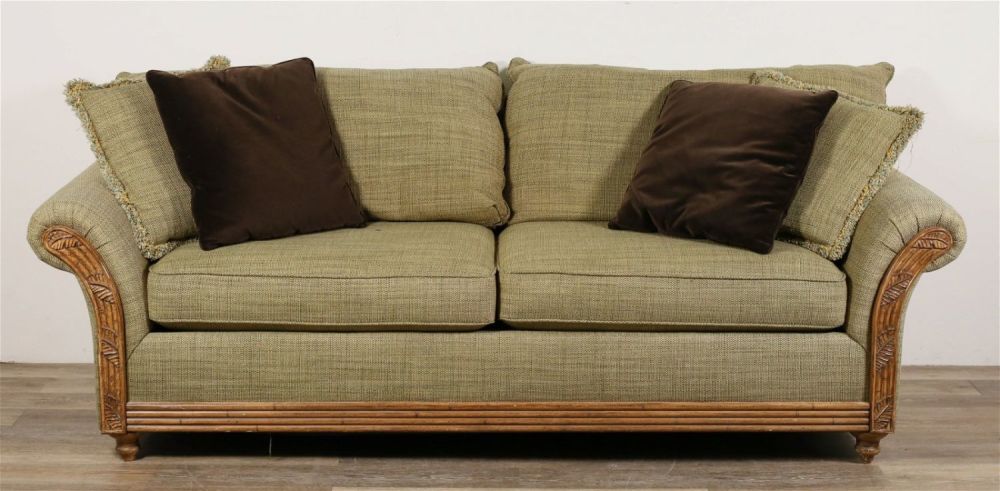 Lot 218: Tommy Bahama Style Sofa By Lexington Home Brands