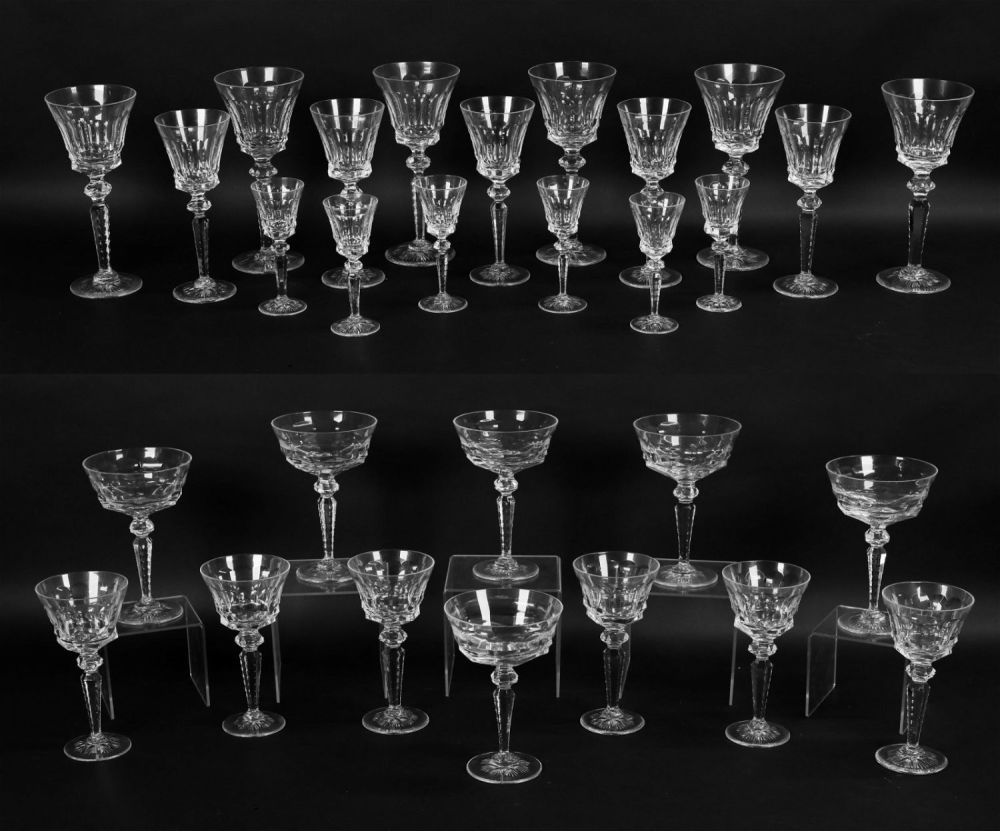 Lot 237: 29 Pieces Saint Louis Excellence Crystal Stemware