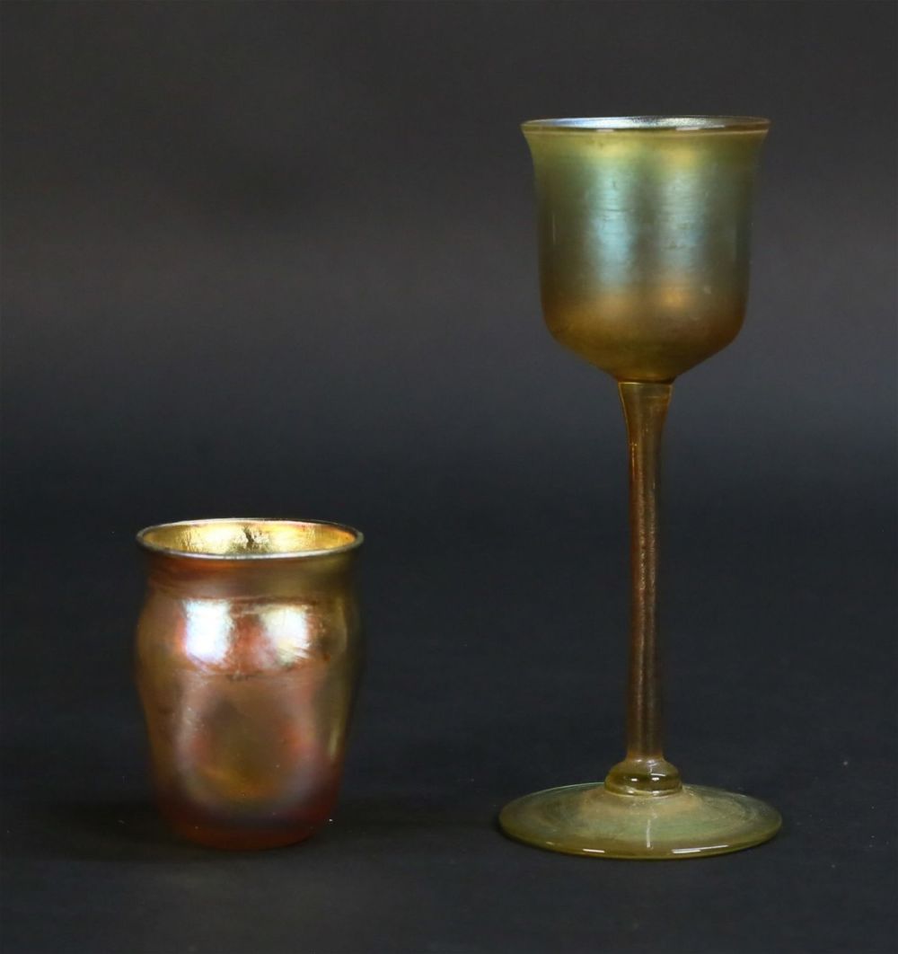 Lot 243: 2 Tiffany Favrile Cordials