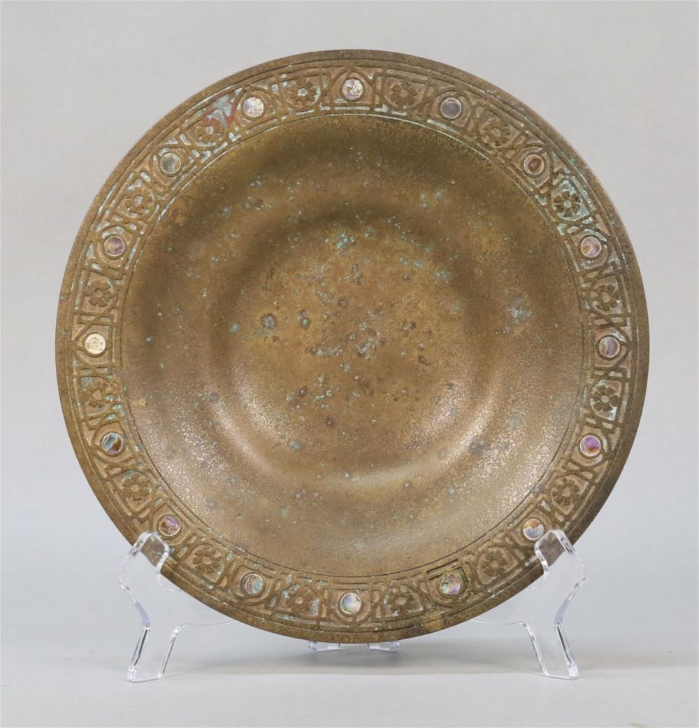 Lot 244: Tiffany Studios Dore Bronze Bowl