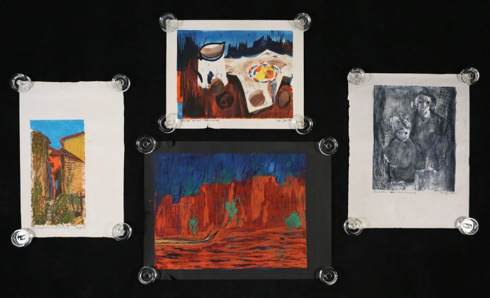 Lot 259: 4 Signed Linocuts