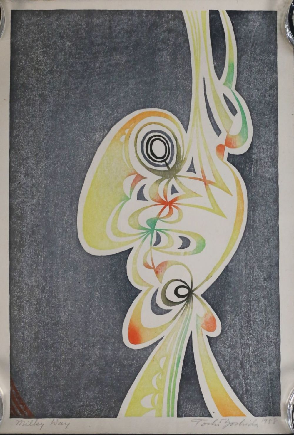 Lot 274: Toshi Yoshida Woodblock Milky Way