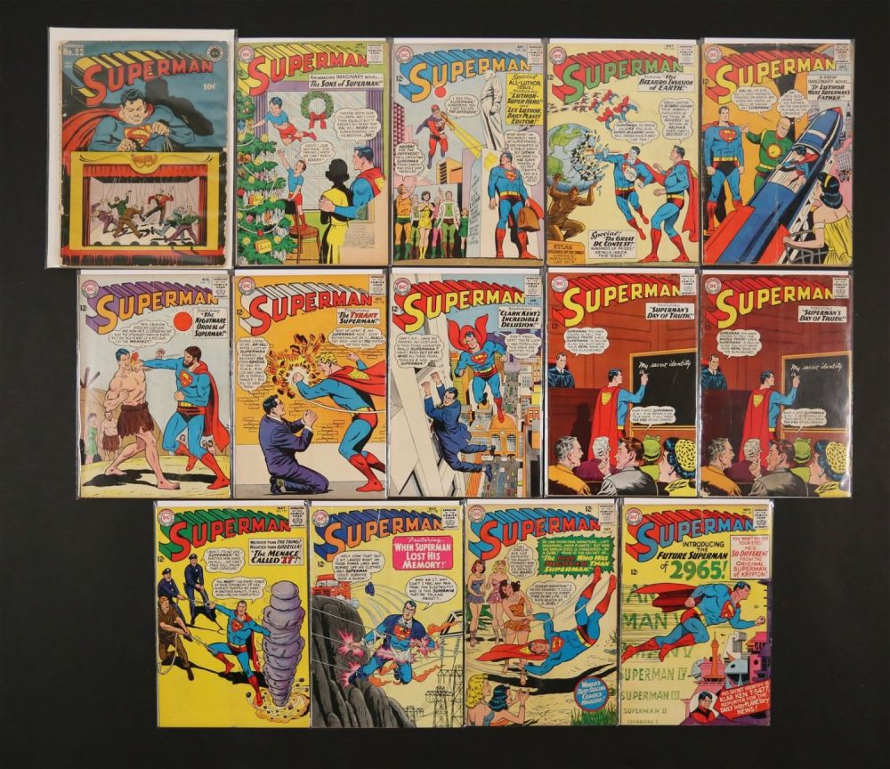 Lot 279: Golden And Silver Age Superman Comic Books