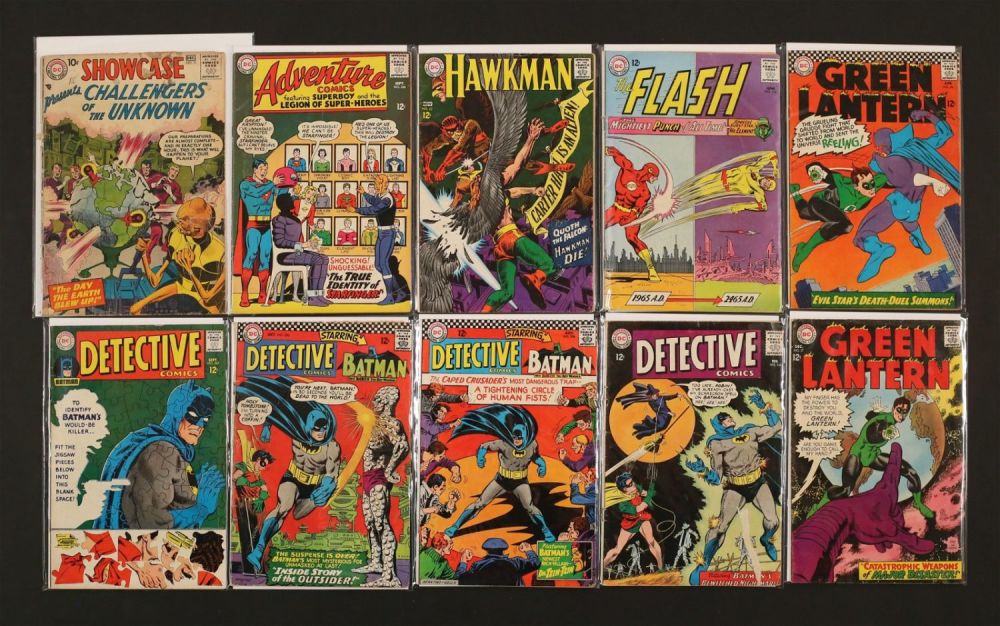 Lot 281: Silver Age DC Comics Books Green Lantern Flash
