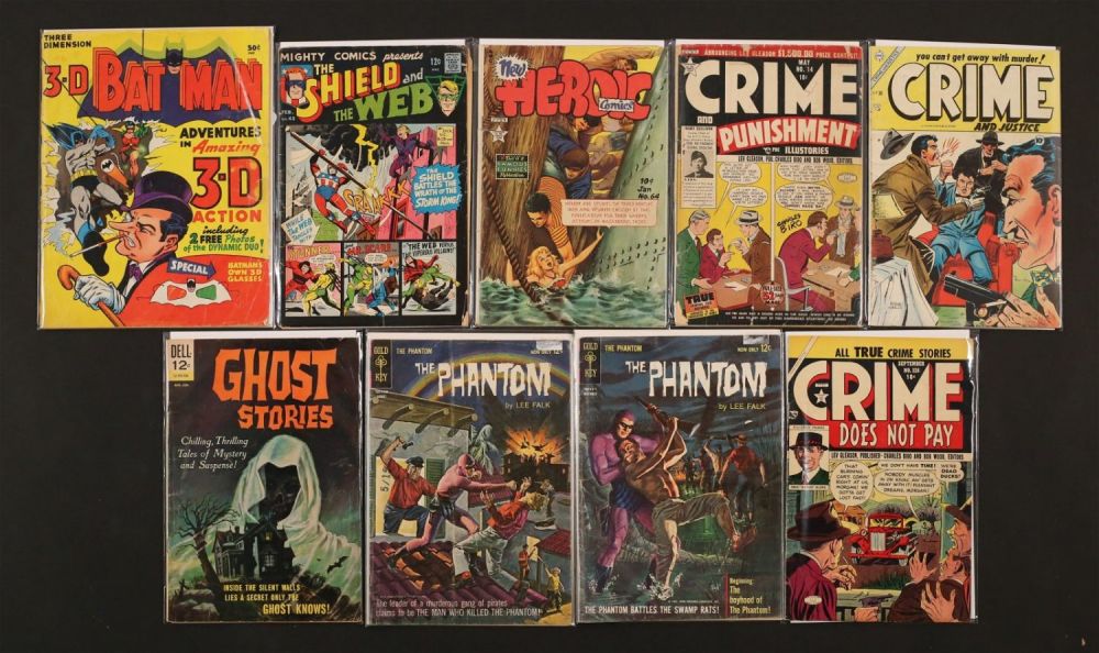 Lot 285: Golden And Silver Age Comics 3D Batman