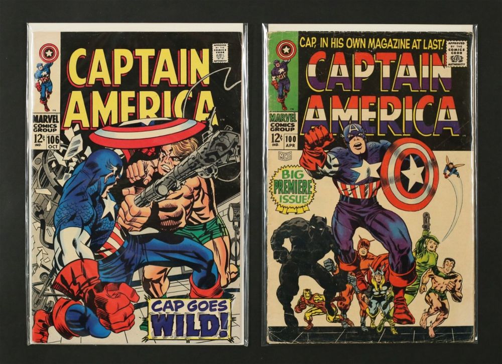 Lot 290: Captain America 100 And 106