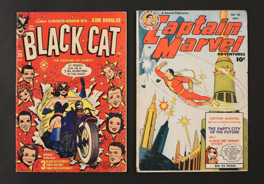 Lot 291: Golden age Comics Captain Marvel Black Cat
