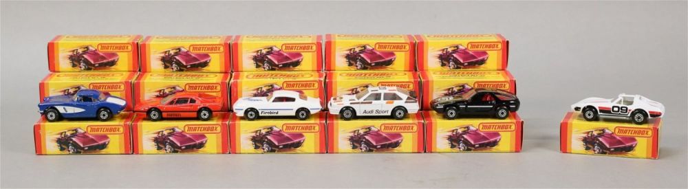 Lot 295: 31 Vintage Matchbox Lesney Die-Cast Cars 1970s-80s