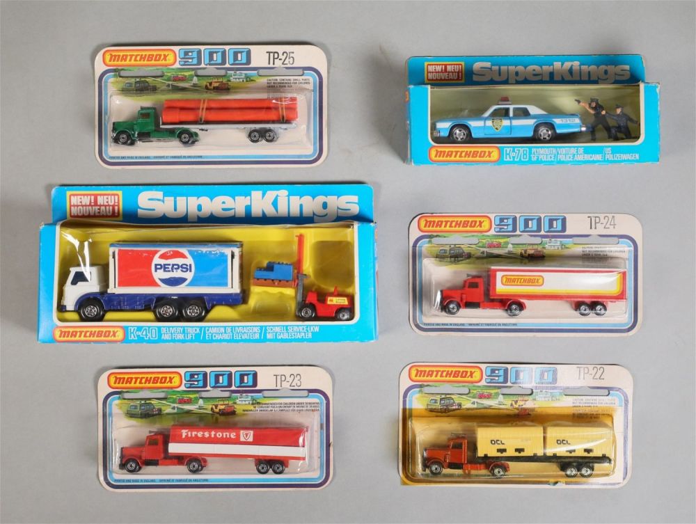 Lot 298: 6 Matchbox Lesney Superkings & 900 Cars & Trucks