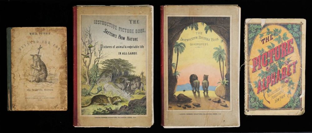 Lot 386: 2 Instructive Picture Books Quadrapeds & Sketches