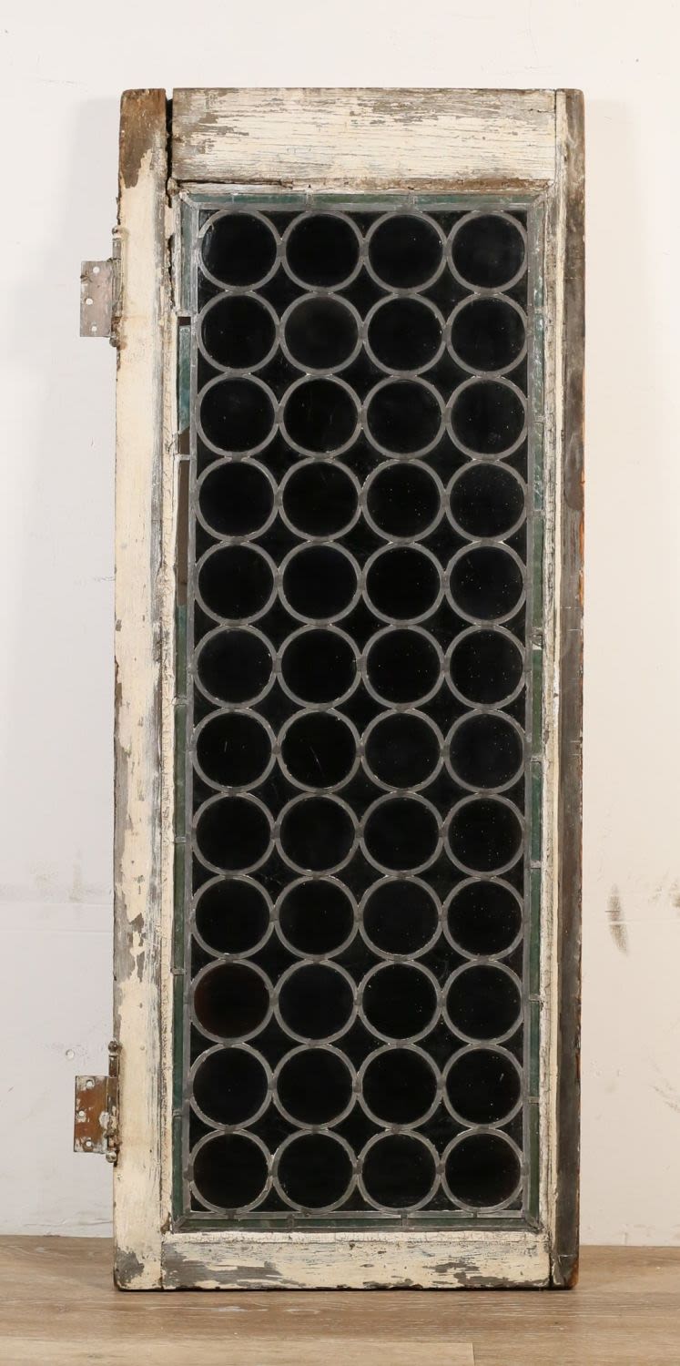 Lot 387: Leaded Glass Rondel Window