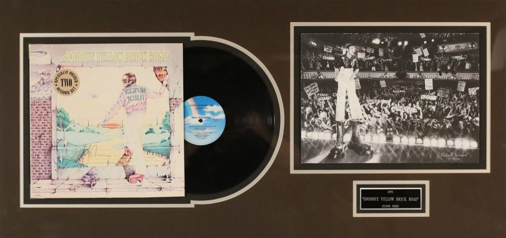 Lot 389: Elton John Signed Goodbye Yellow Brick Road