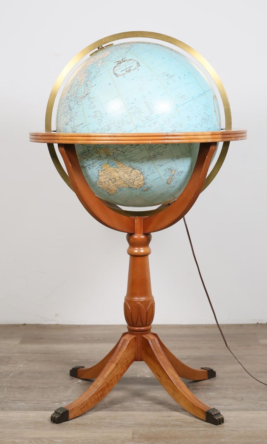 Lot 207: Replogle Heirloom Globe on Regency Style Base