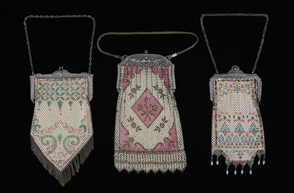 Lot 236: 3 Mandalian Mesh Bags