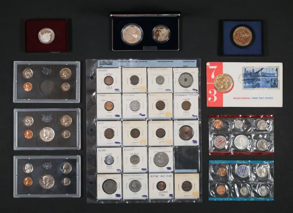 Lot 382: Lot of U.S. & International Coins