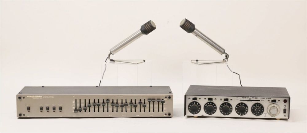 Lot 391: Audio Control Octave Equalizer, Shure Stereo Mixer
