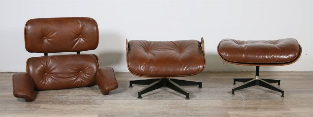 Lot 178: Eames for Herman Miller Lounge Chair and Ottoman