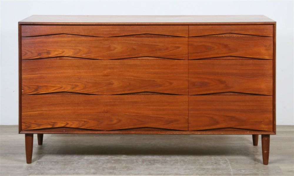 Lot 240: Arne Vodder Style Danish Modern Dresser