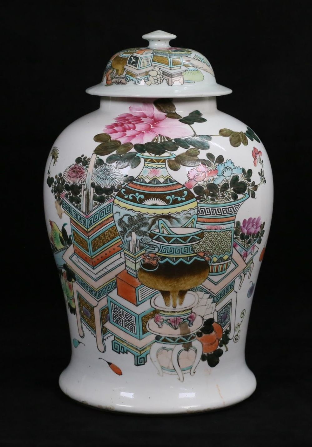 Lot 278: Chinese Porcelain Ginger Jar