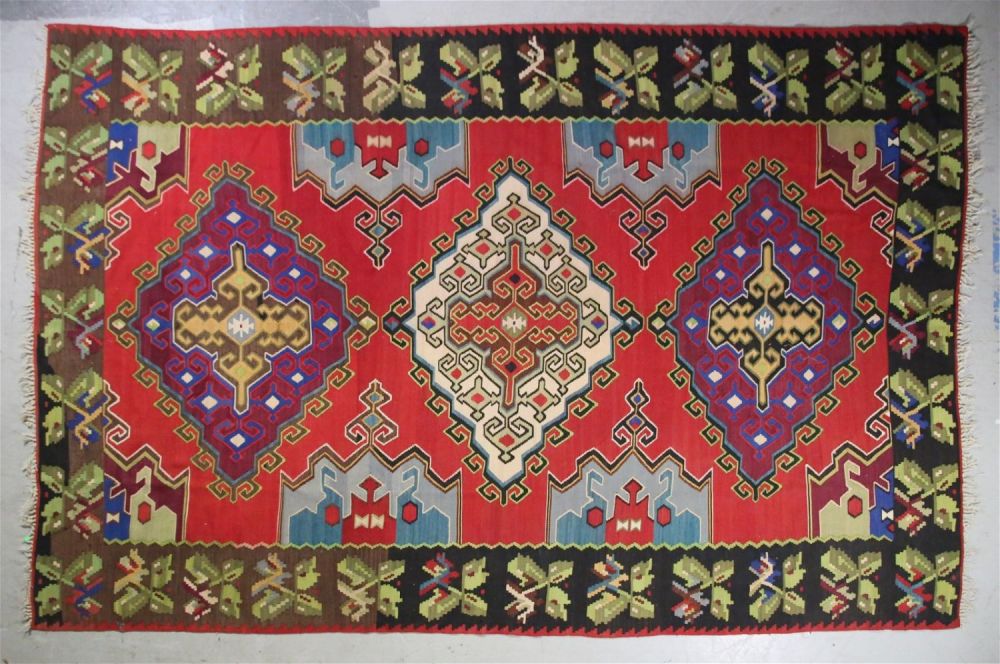 Lot 328: Turkish Tribal Style Rug