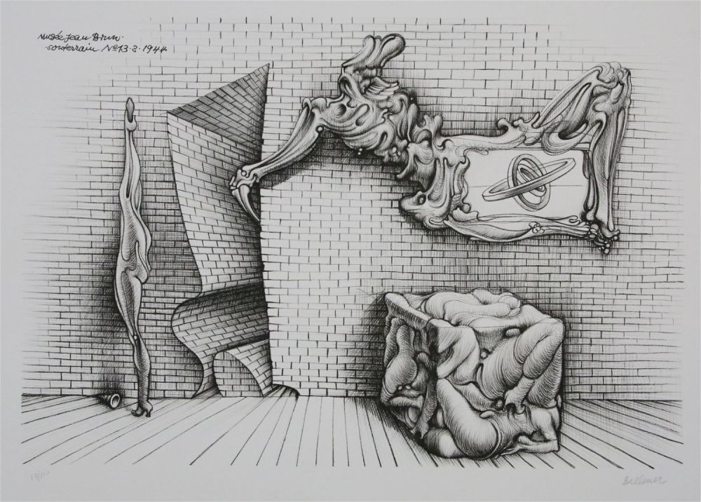 Lot 400: Hans Bellmer Lithograph Musee Jean Brun