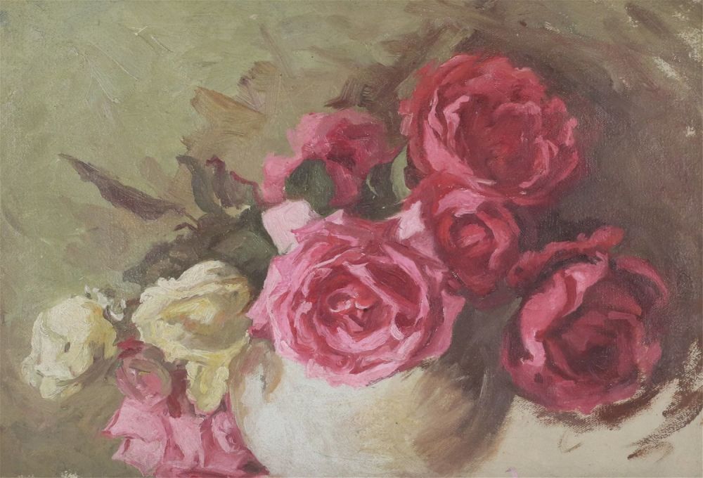 Lot 162: Adelaide Mahan Oil on Canvas Still Life