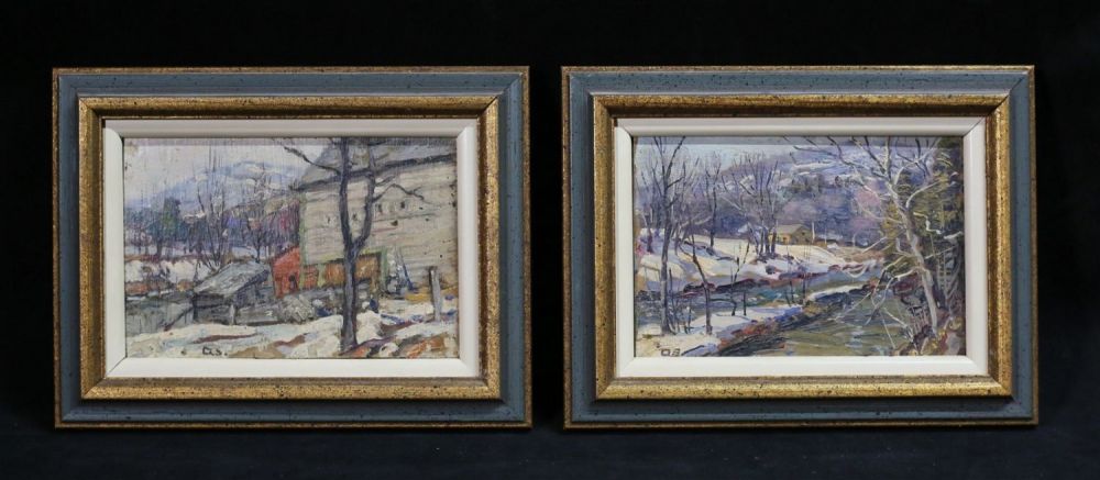 Lot 192: George Gardner Symons Pair of Landscapes