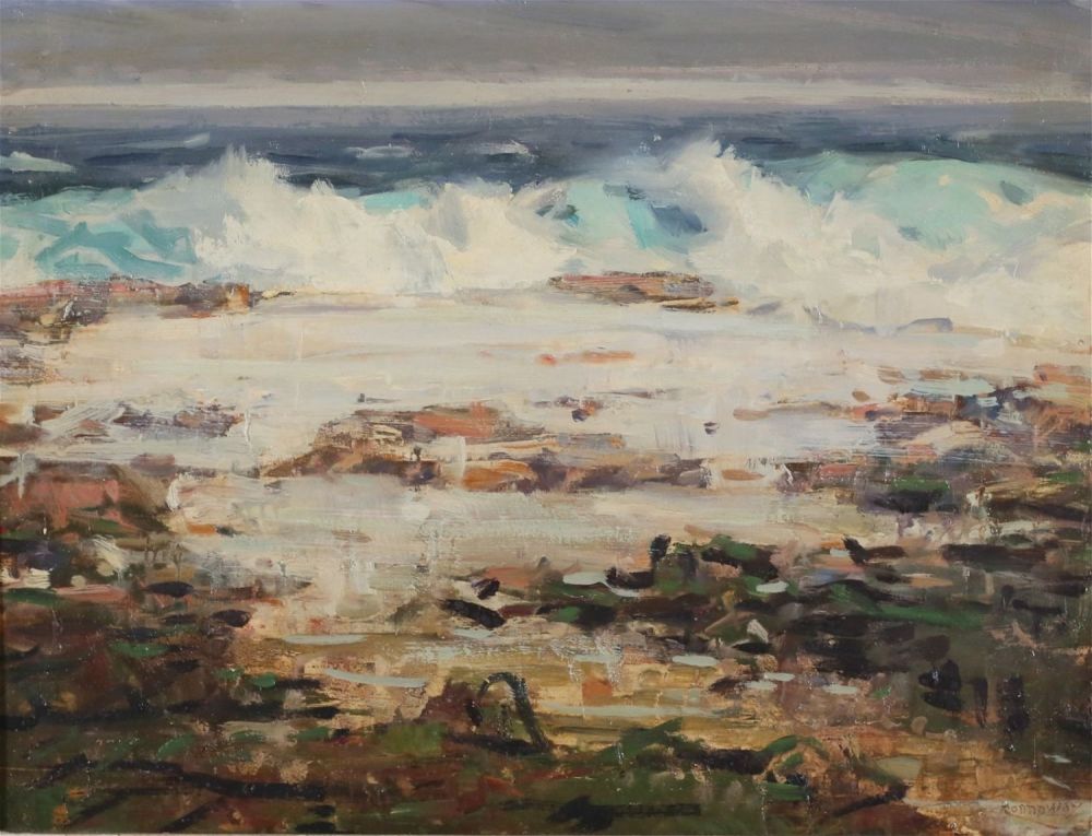 Lot 196: Jay Hall Connaway Oil on Panel Landscape