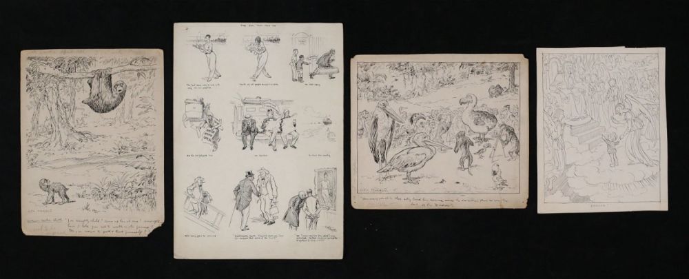 Lot 206: 4 Illustrations George Morrow, Frank Reynolds