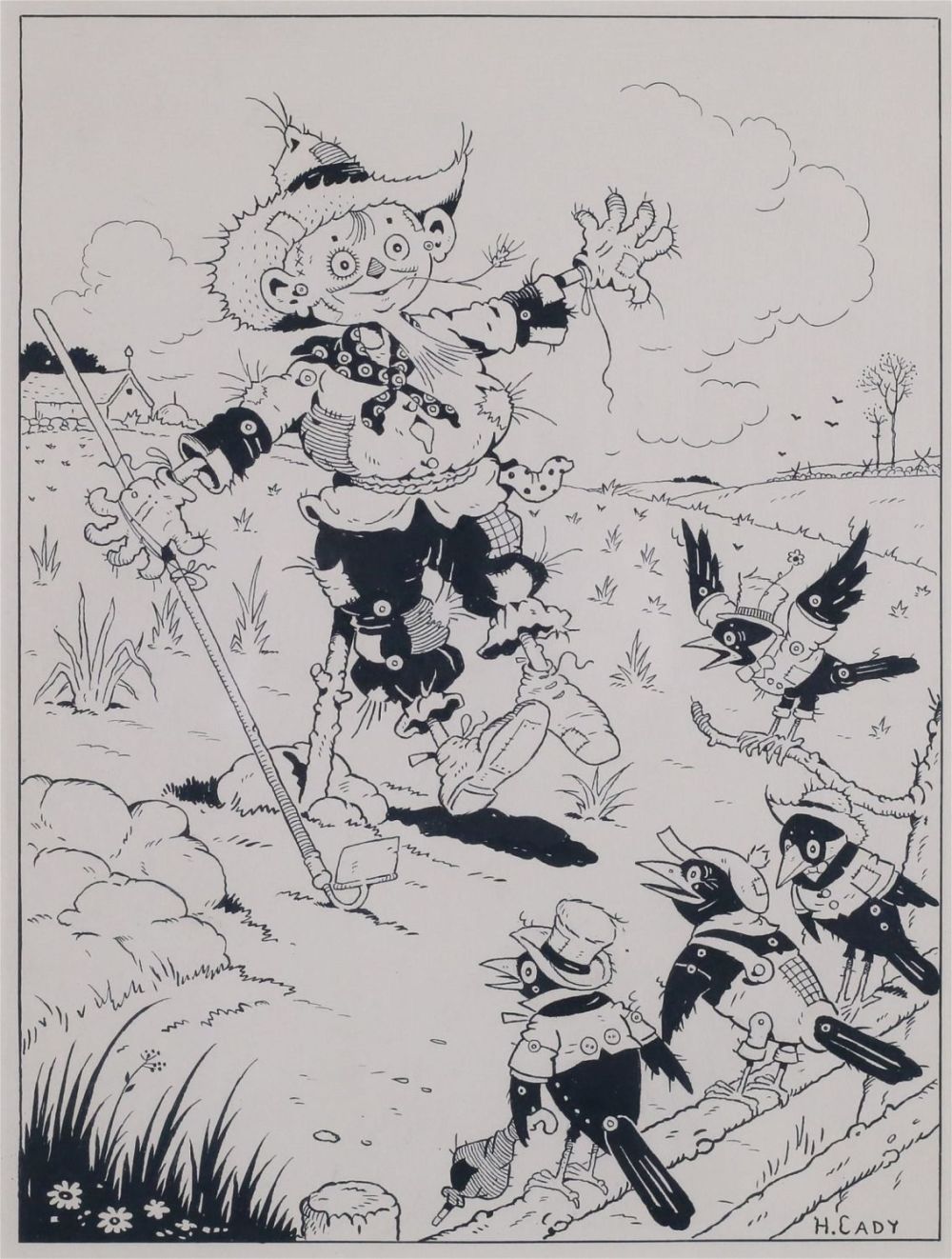 Lot 209: Harrison Cady Illustration Raggedy Animals