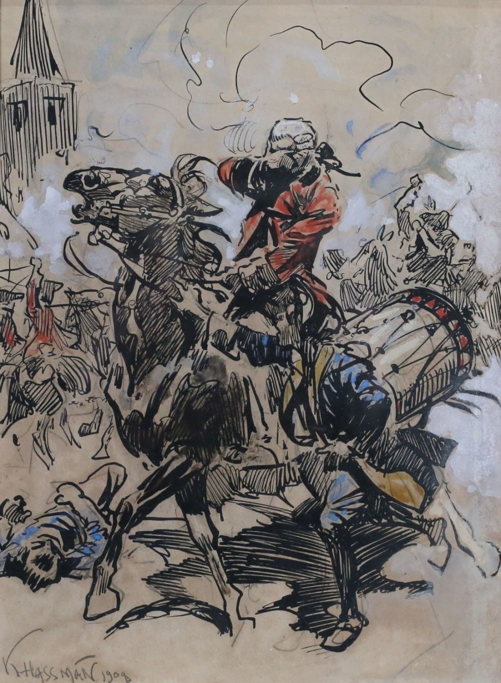 Lot 211: Karl Ludwig Hassmann Illustration