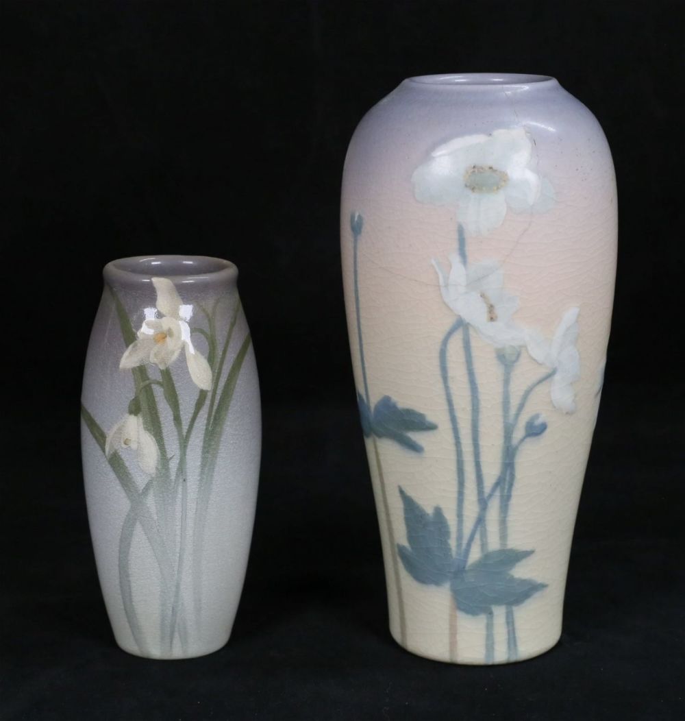 Lot 232: Two Rookwood Vases Irene Bishop