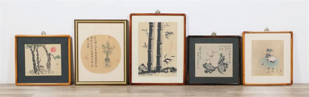 Lot 292: 5 Piece Chinese & Japanese Art Lot