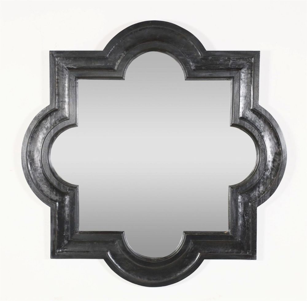 Lot 315: Quatrefoil Mirror