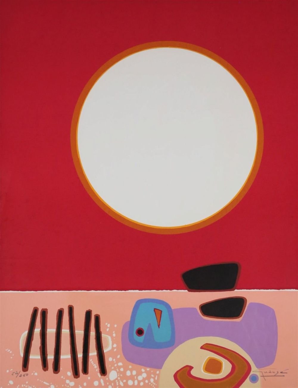 Lot 332: Antonio Guanse Lithograph Nature Morte V