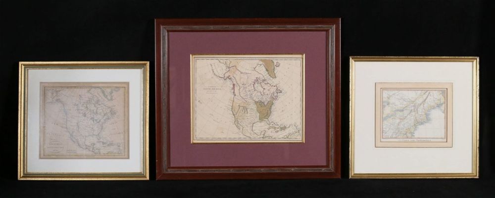 Lot 342: 3 North America Maps, 18th & 19th Century