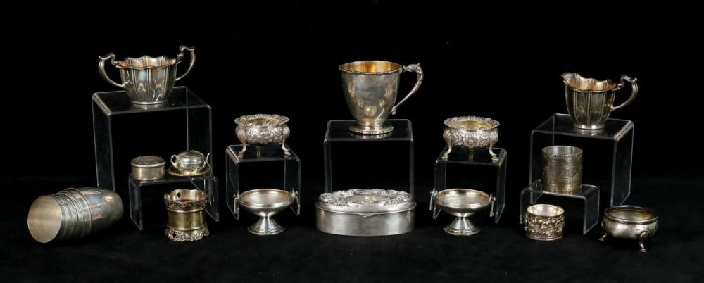 Lot 349: Lot of Sterling Tableware Gorham, Redlich