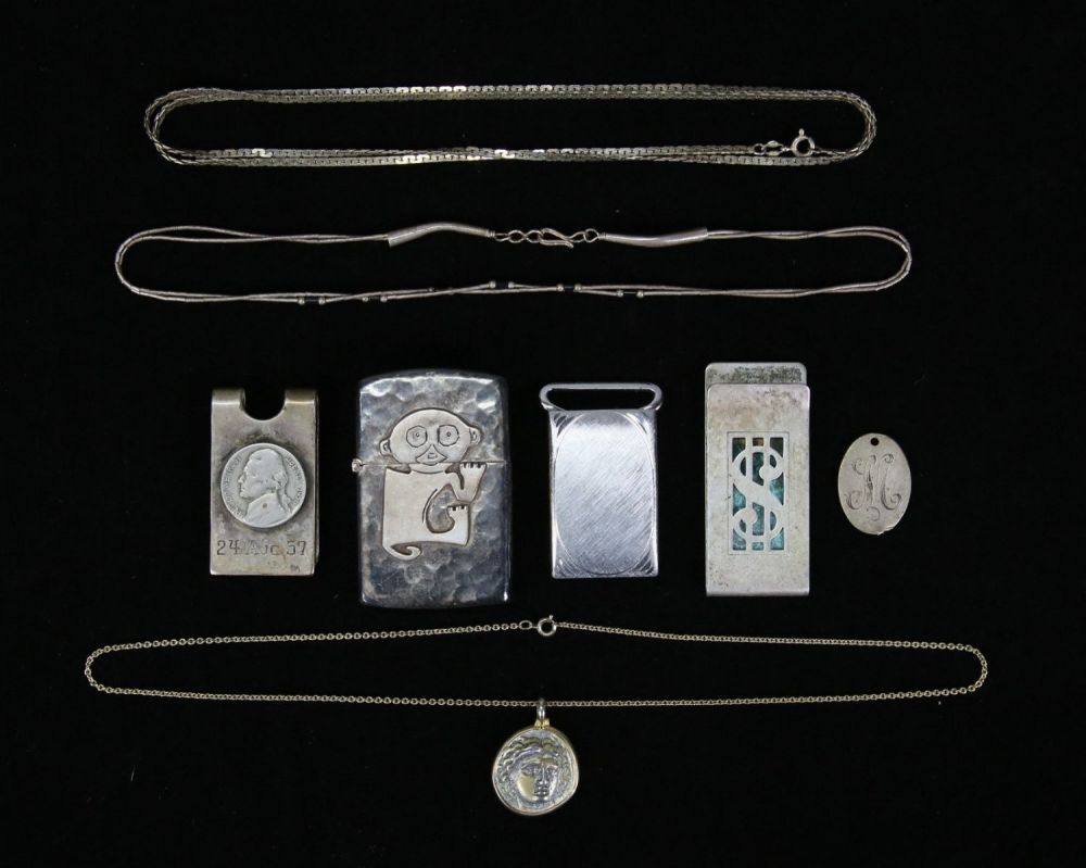 Lot 370: Lot of Sterling Jewelry & Accessories